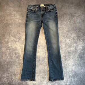 BKE Stella Bootcut Jeans Womens 27L Blue Denim Low Rise Stretch Y2K Flare